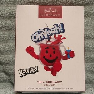 Hallmark “Hey, Kool-Aid” Ornament with Red and Blue Accents 2025.. NIB